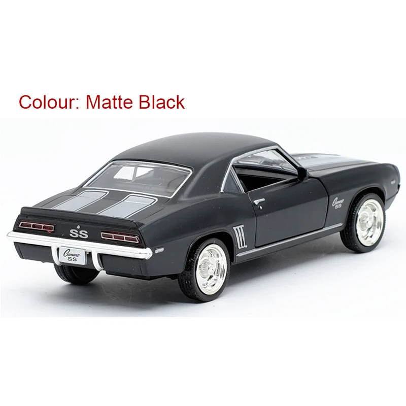 RMZ CITY 1:36 Camaro SS 1969 CoolBlack сплав литье под давлением модель автомобиля игрушка с