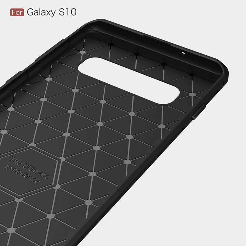 Чехол для Samsung S10 Plus IPAKY матовый силиконовый гибридный защитный чехол из