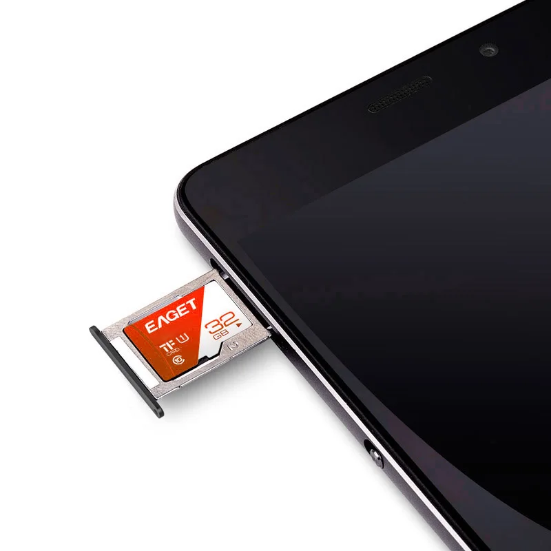 EAGET T1 Micro SD карта 16 Гб/32 ГБ/64 Гб/128 ГБ/256 ГБ класс 10 TF карта памяти Высокоскоростная флеш-карта для телефонов и планшетов