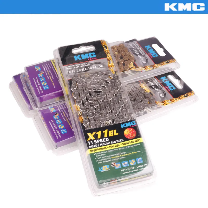Цепь KMC Cycle 9/10/11/12 скоростная цепь серия с серией 1 светодиодный