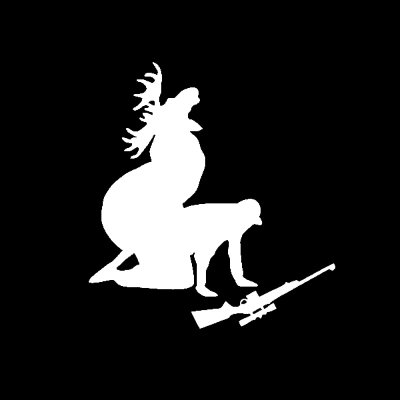 Наклейка на окно как я мясо сейчас забавная JDM MooseHunting On виниловая наклейка s