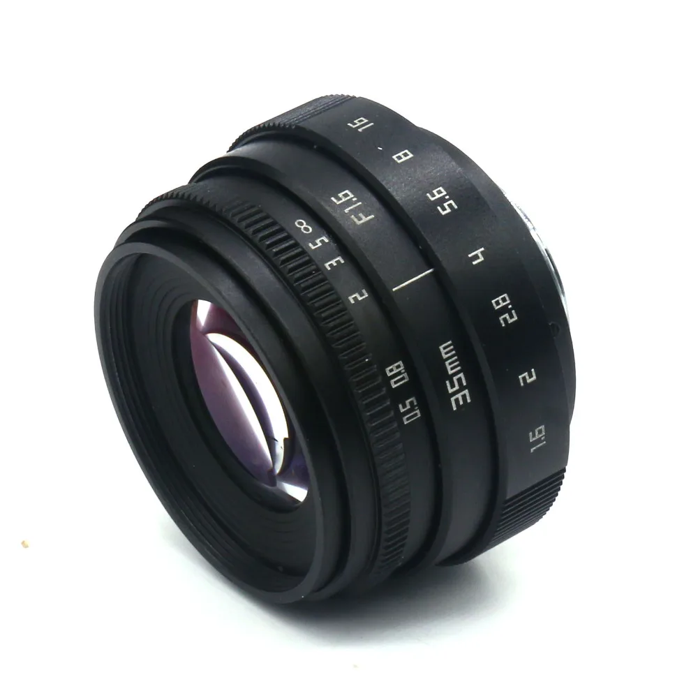 fujian 35mm f1.6 C mount camera CCTV Lens II +C adapter ring+Macro for Fuji Fujifilm X-Pro1 (C-FX) | Электроника