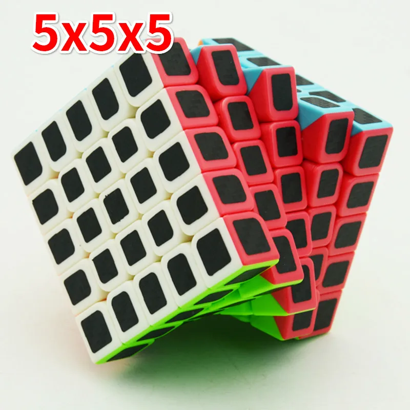 Кубик из углеродного волокна, Магический кубик, скорость 2x2 3x3 4x4 5x5, пирамиды 223, 233, SQ1, перекос, головоломка, рисовый пельмень, Cubo Magico, игрушки для детей