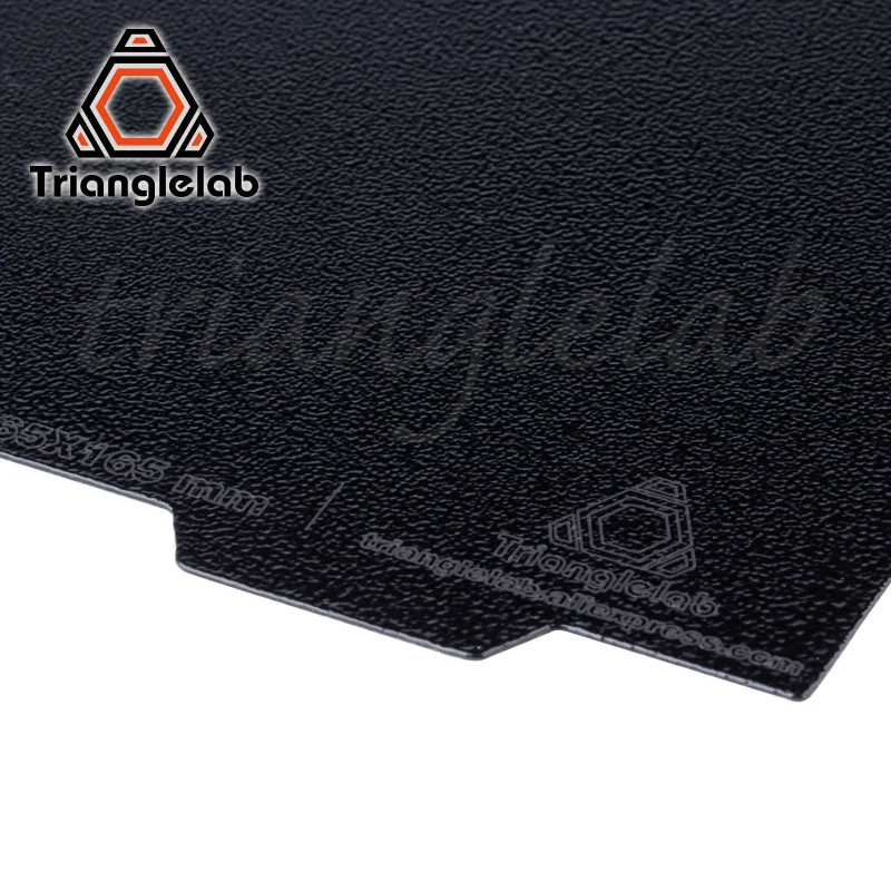 Trianglelab 165x165 двухсторонняя текстурированная PEI пружинная стальная пластина с