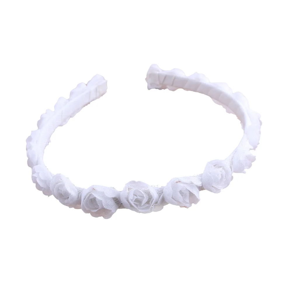 Fashion Headwear Girls Hair Band Floral Headbands Hairbands For Kids Handmade Accessories Diadema de pelo mujer A8 | Детская одежда и