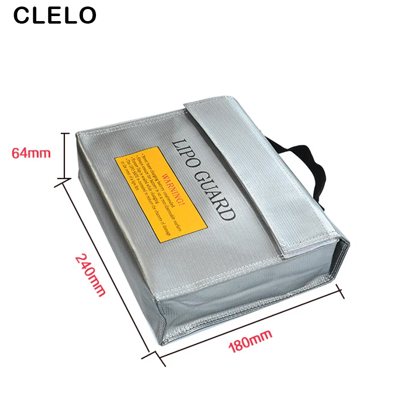 CLELO Высокое качество батареи защитные сумки для LiPo защитная сумка безопасный защитный мешок 240x65x180 мм|Детали