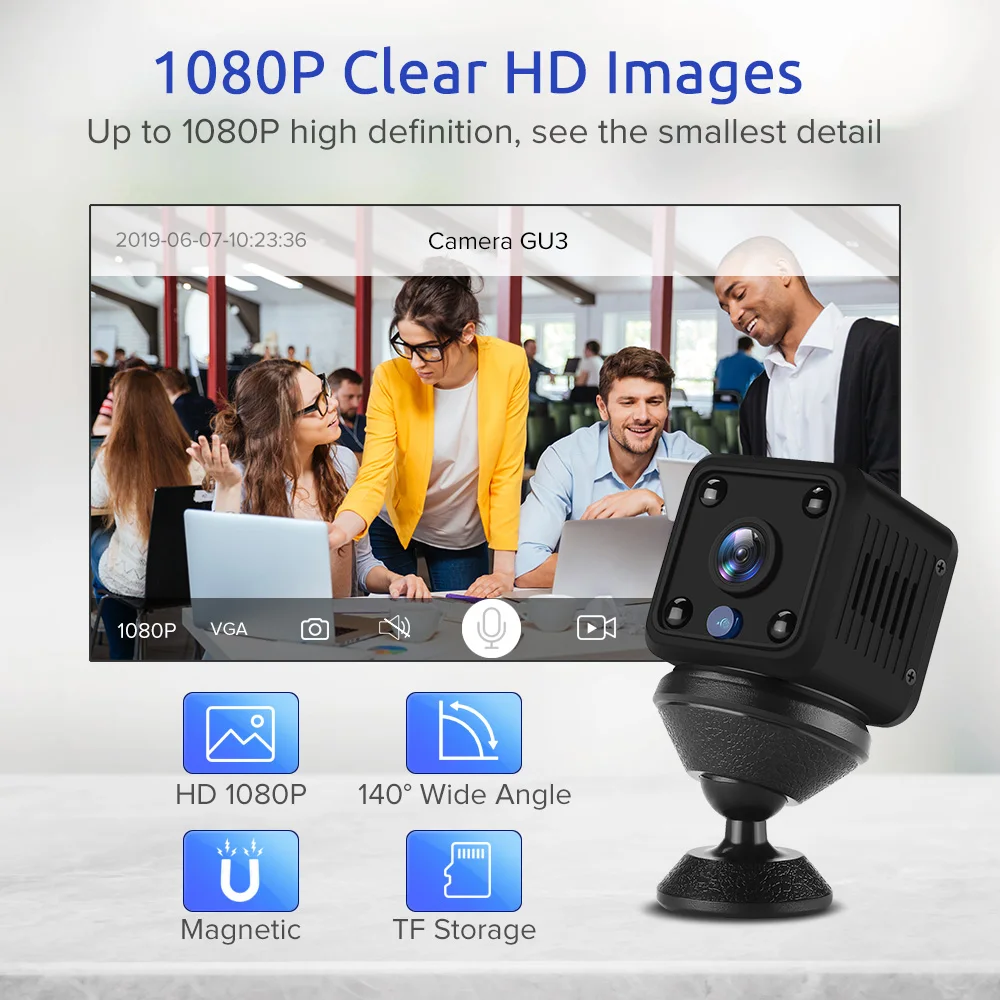 Boblov 1080 P Мини Wifi камера Беспроводные ip камеры для домашней безопасности