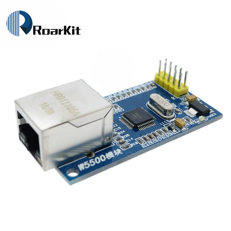 W5500 сетевой модуль Ethernet аппаратное TCP/IP 51/STM32 микроконтроллер программы по W5100