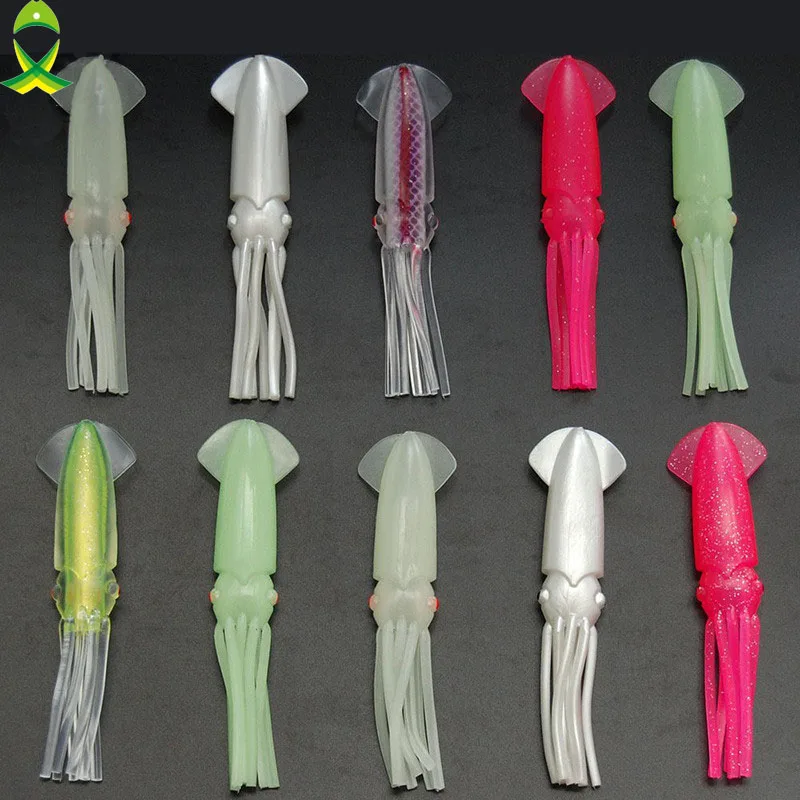 10 шт. рыболовные приманки 15 см|lure squid|lure colorlure light |