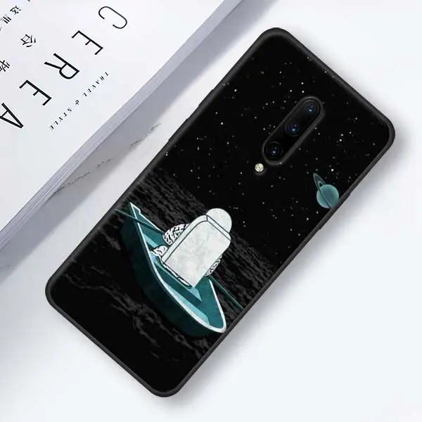 011 Мягкий чехол для Oneplus 7 7 Pro 6 6T силиконовый чехол для телефона для Oneplus 7 7Pro черный чехол из ТПУ с мультяшным космонавтом - Цвет: 011