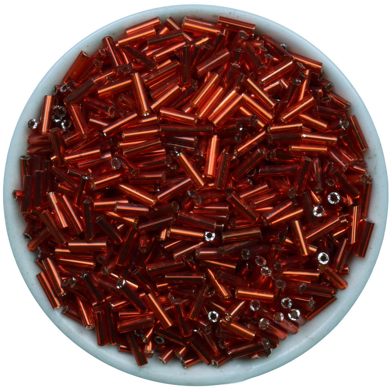 Новинка 500 шт. стеклянные бусины светло голубого цвета размер 2x6 мм для