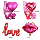 1 шт в Сиамском стиле любовь foill шар День рождения Свадебные украшения романтический подарок на день Святого Валентина с надписью LOVE воздушные шары globos воздушный шар