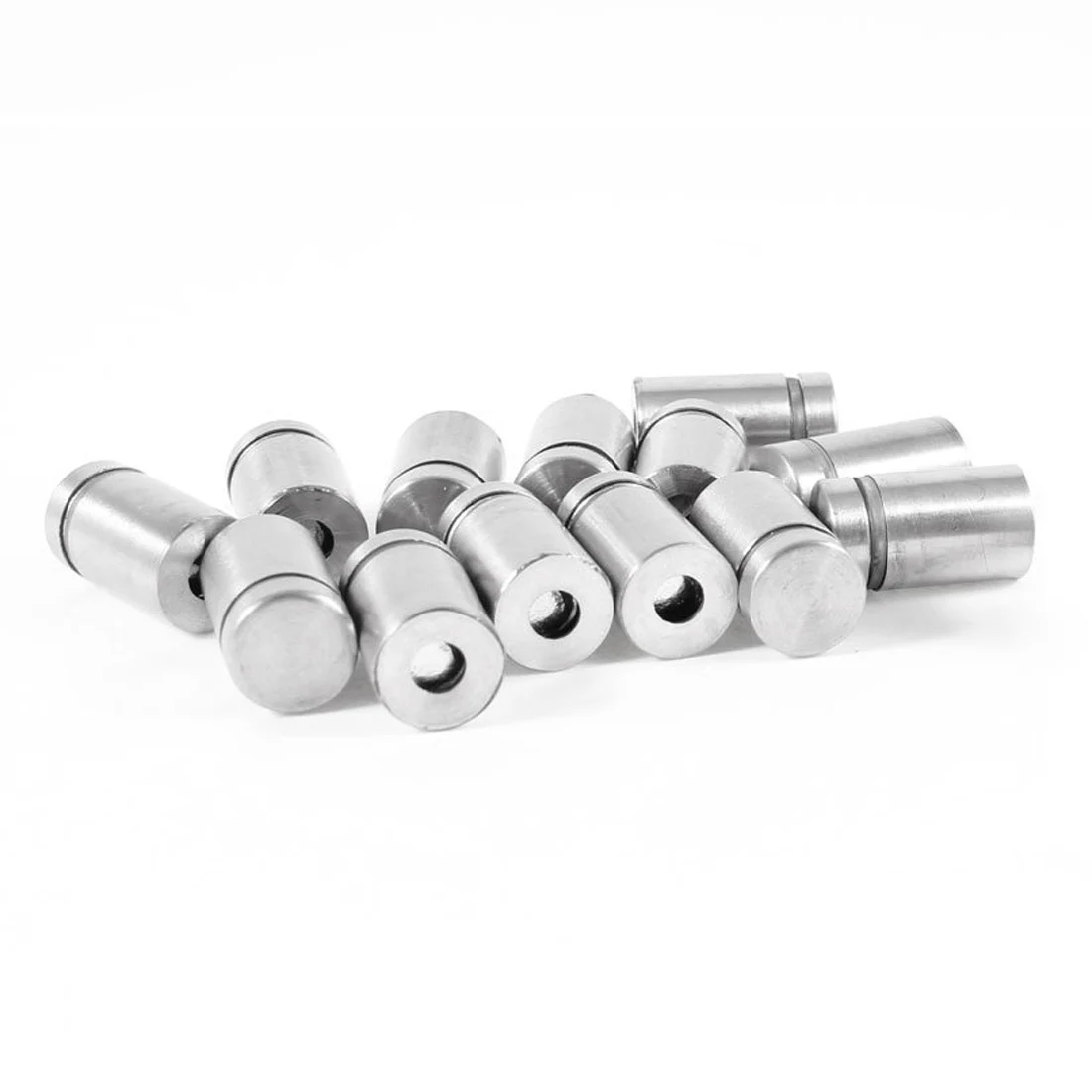15 шт. HHTL-нержавеющая сталь рекламный винт для ногтей стеклянная стойка 12x20 мм |