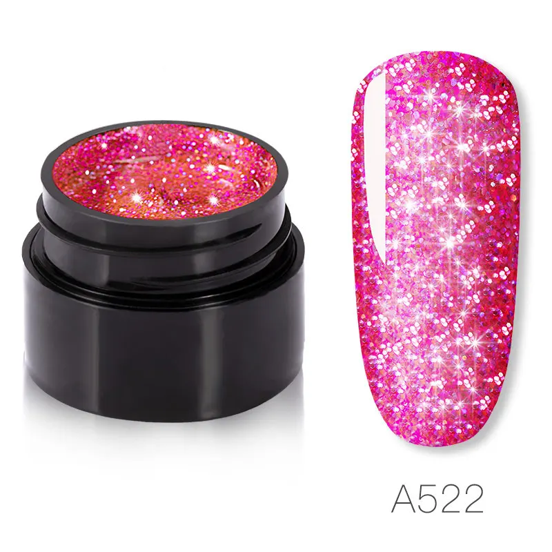 Rainbow A522 ROSALIND УФ-гель для ногтей неоновый Радужный Гибридный лак Платиновый 5 мл гель-краска набор для маникюра полуперманентный базовый гель лак - Цвет: Rainbow A522