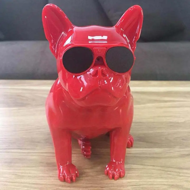 GYKZ Bulldog Bluetooth колонки 3,5 аудио соединение TF карта металлический портативный громкоговоритель коробка 8 Вт 10 м ссылка сабвуфер колонки