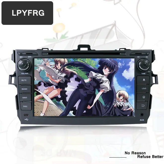 2 din android 10 0 автомобильный dvd-плеер для Toyota Corolla 2007 2008 2009 2010 2011 Восьмиядерный 8 дюймов