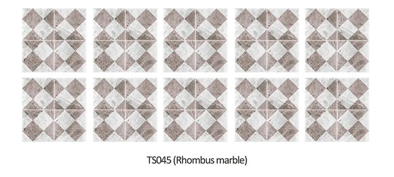 TS045 10 шт./лот, 20x20 см, 15x15 см, водостойкие плитки, наклейки на стену, мозаика, квадратный пол, Декор, наклейка, Фреска, сделай сам, на мебель, кухня, ванная комната - Цвет: TS045