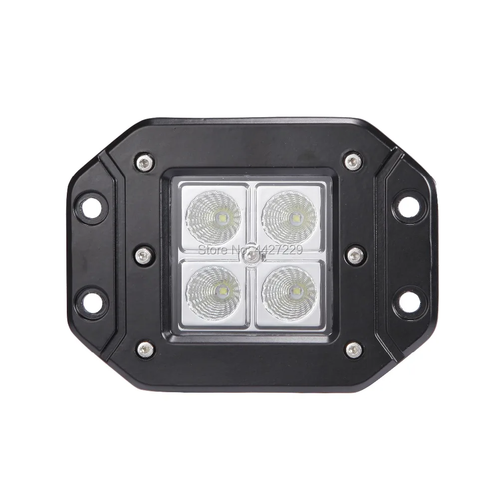 10 шт./лот 12 Вт Led Подсветка автомобиль трактор Светодиодные пятно/потока луч авто