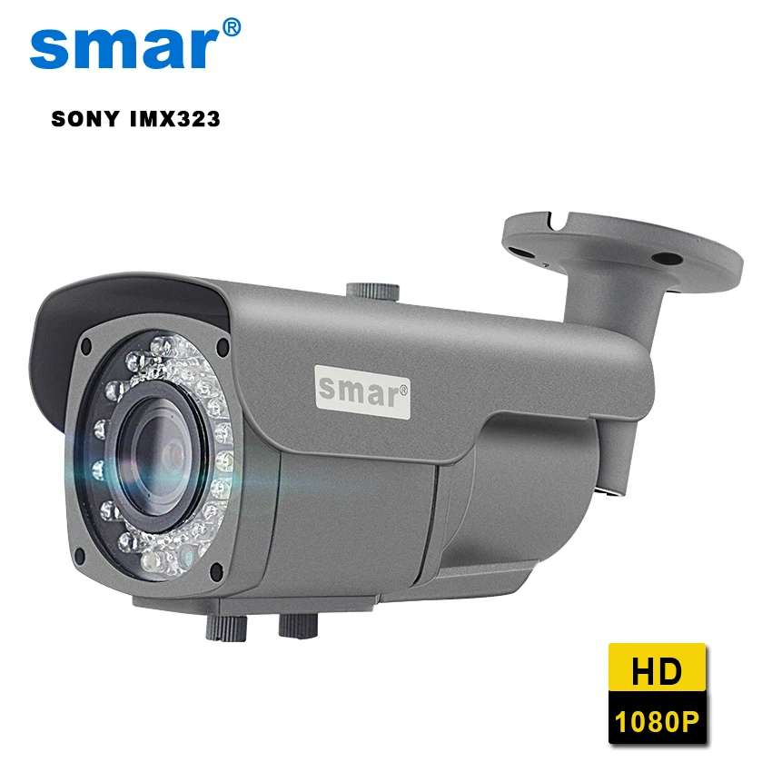 Smar ручной фокус 2 8 12 мм Объектив SONY IMX323 сенсор 2MP ip камера с ИК фильтром ночного