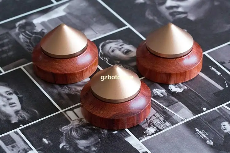 4 шт. D47mm палисандр стресс поддержка дизайн все ножки для ящика аудио CD плеер шипы