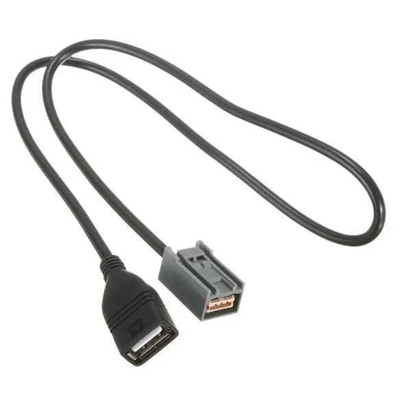 Aux USB кабель адаптер женский порт Удлинительный провод для Honda Civic Jazz CR V Accord стерео