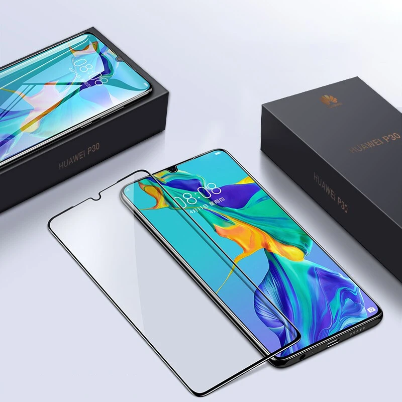 Защитная пленка для huawei P30 Pro закаленное стекло полное покрытие Оригинальная