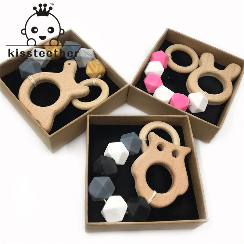 3 шт./лот на заказ органический деревянный Животное Играть в тренажерный зал