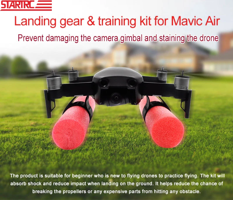 STARTRC DJI Mavic Air Расширенная посадочная Шестерня тренировочный комплект не может плавать на воде для mavic air Аксессуары