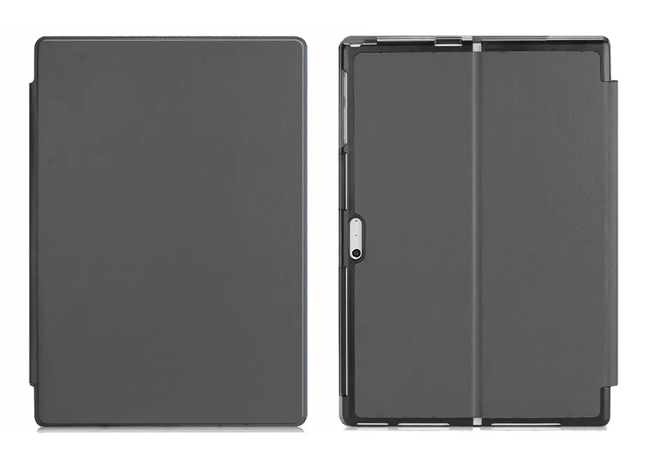 Grey Чехол для ноутбука microsoft Surface pro 6 7 складной держатель для ноутбука Surface pro 5 pro 4 чехол для нового surface pro+ пленка - Цвет: Grey