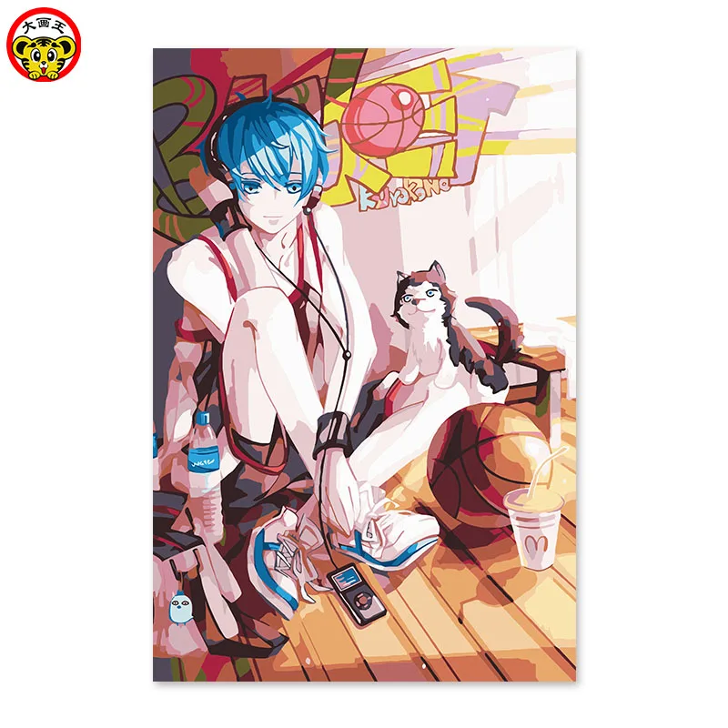 Популярная цифровая живопись сделай сам аниме комиксы Баскетбол куроко II Tetsuya