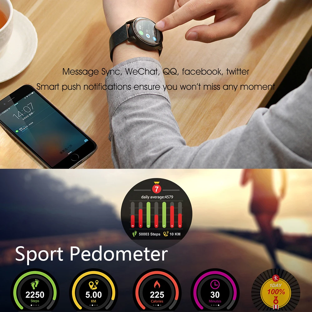 Zucoor Смарт часы Montre разъем Для Мужчин's Relogio F1 мобильного телефона удаленного