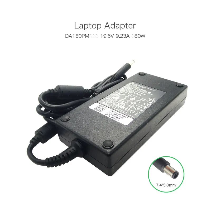 

180W 19.5V 9.23A 7.4*5.0mm Laptop Adapter for For Dell Precision M4600 M4700 M6400 74X5J 074X5J 0J211H ADP-180MB B DA180PM111