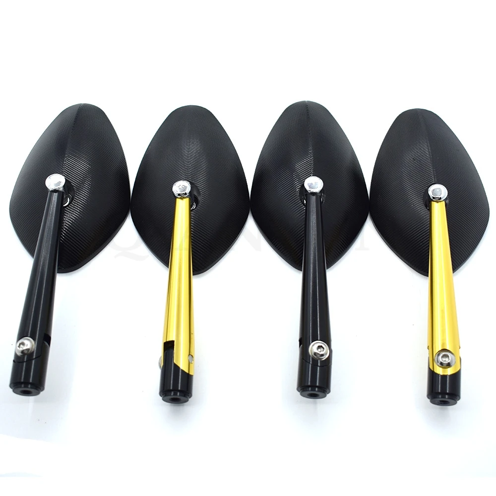 

2019 new 8mm 10mm universal motorcycle rearview mirror CNC aluminum alloy For Kawasaki ZX7R ZX1100 ZRX1100 ZZR1200 ZG1000