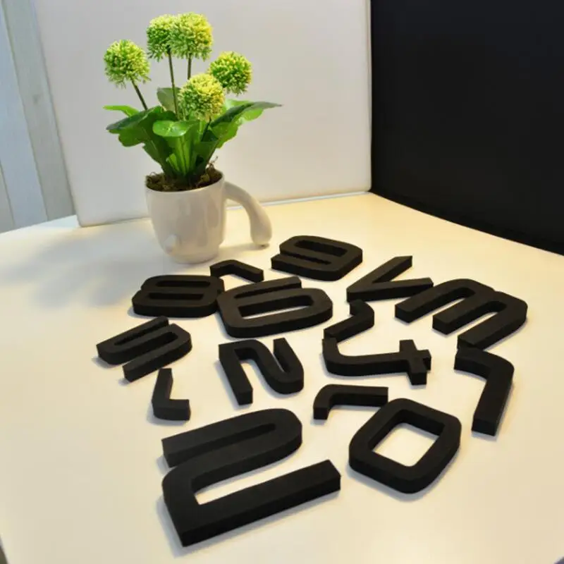 Большие часы для гостиной 3D креативные настенные DIY модные цифровые