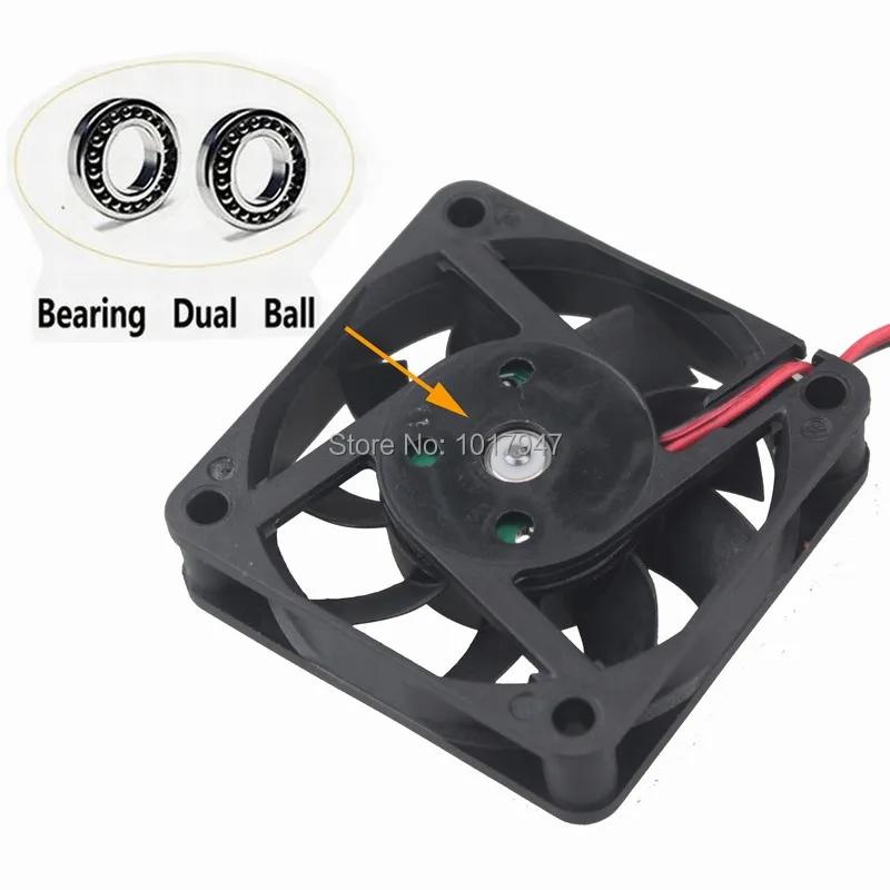 2 Pieces LOT Gdstime 60mm x 15mm 6cm 12V CPU Heat Sink Computer PC Cooler Fan Cooling Exhaust Ball Pins | Компьютеры и офис
