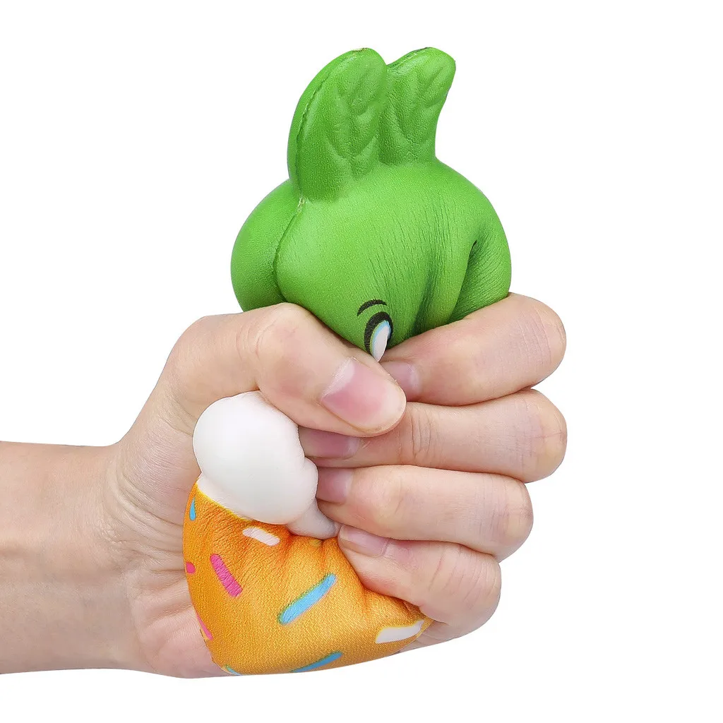 MiniAdorable PU чехол для телефона funy мороженое, мягкий медленно поднимающийся с рисунком мороженого на палочке очень медленно принимает начальную форму рост детей милый стресса надувные игрушки 6,5