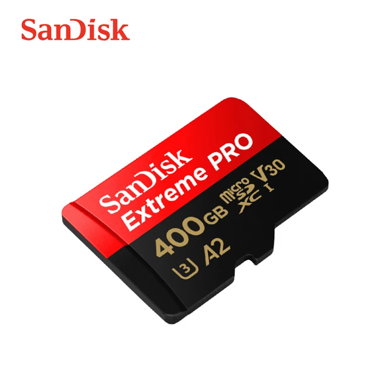 SanDisk MicroSD карта памяти 16 ГБ 32 ГБ 256 Гб 400 ГБ 512 Гб MicroSD Max 100 МБ/с./с Экстремальный Pro UHS-I Дрон мобильный телефон TF карта