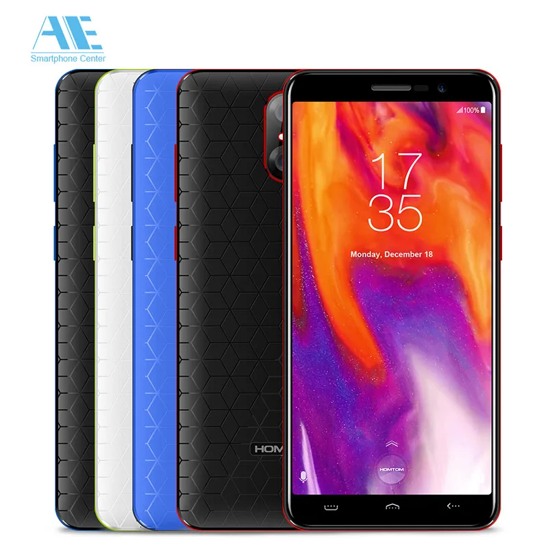 HOMTOM S12 5 0 дюймов 18:9 полный экран мобильного телефона MT6580 4 ядра мобильный телефон 1G