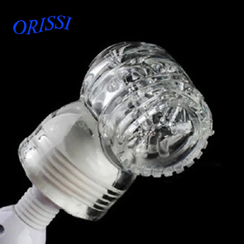 ORISSI секс игрушка палочка AV колпачок для массажа мастурбатор мужчин массажер