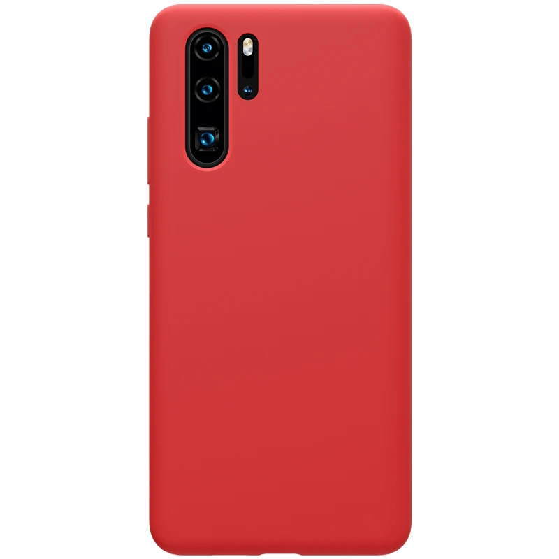 Red P30 Pro Чехол для huawei P30 Pro чехол Nillkin Flex чистый роскошные жидкий силикон мягкий чехол для задней крышки для huawei P30 Pro Чехол для телефона - Цвет: Red