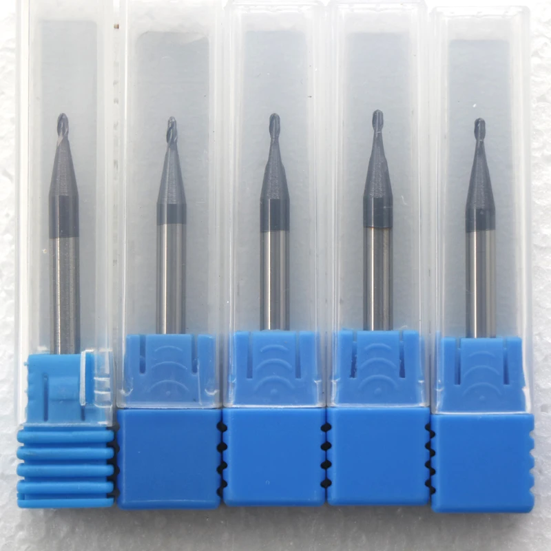 В наличии 5 шт. RADIUS 0.5 HRC45 R0.5 Вольфрам карбида сферическим концом фрезерные машины