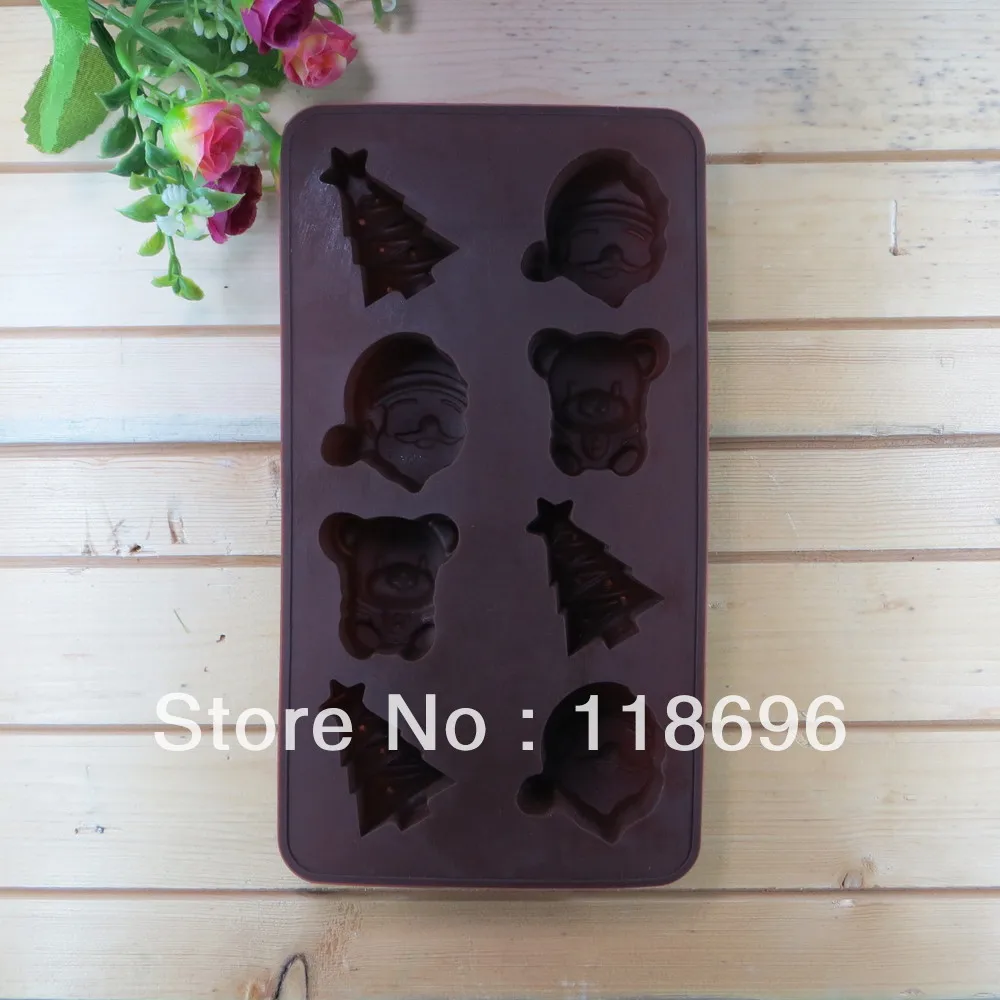 Рождественские подарки 8 шт. стандартная форма для торта материал пищевых