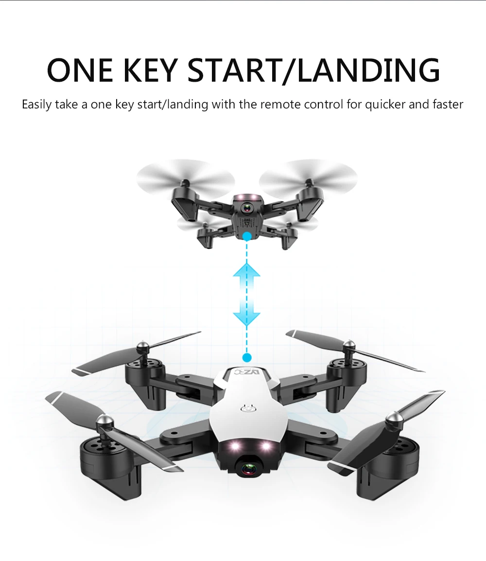 LYZRC Радиоуправляемый вертолет Дрон с камерой HD 1080P wifi FPV RC Дрон Профессиональный складной Квадрокоптер 20 минут работы от батареи