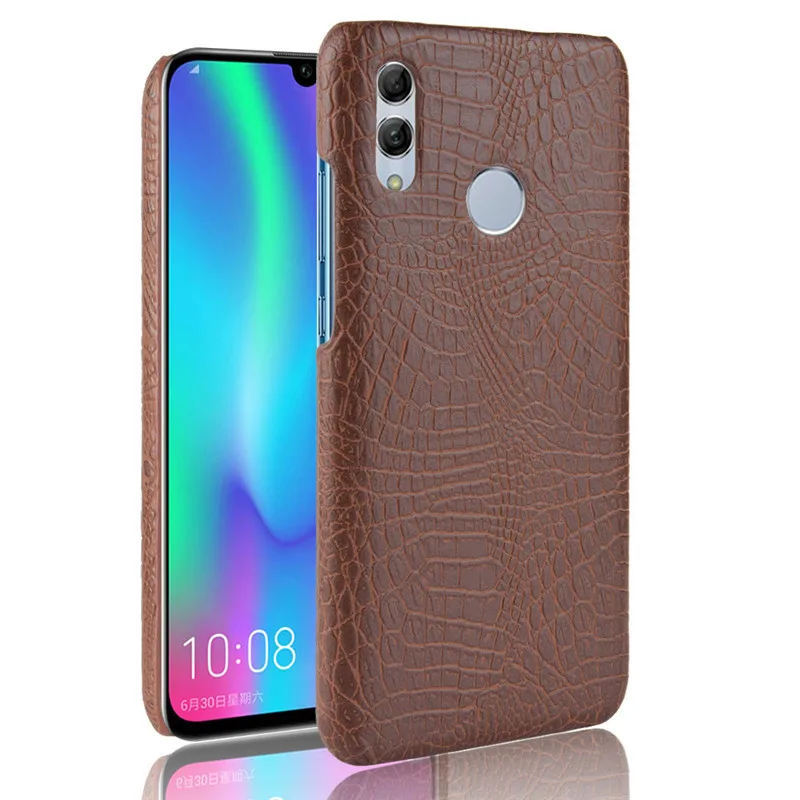 For Huawei Honor 10 Lite phone case 6.21 Hard Luxury PU Leather crocodile Cover 10Lite Honor10Lite |