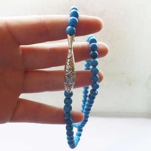 Женский браслет из трех нитей можно сделать и ожерелье натуральная бирюза с