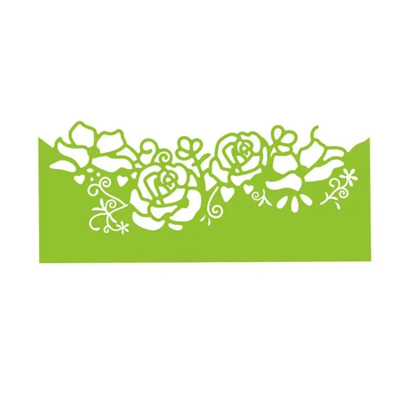 Новая роза цветок кружева металла резки штампы трафарет для скрапбукинга