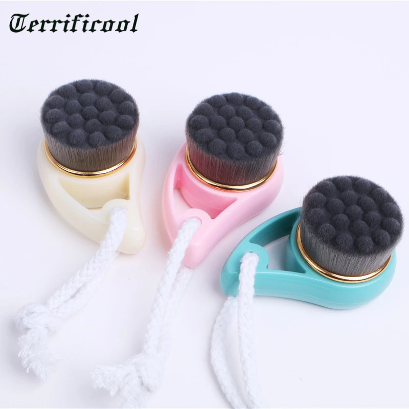 Terrificool 1 шт. Очищающая щетка для лица Экстра мягкая портативная кисть массажные