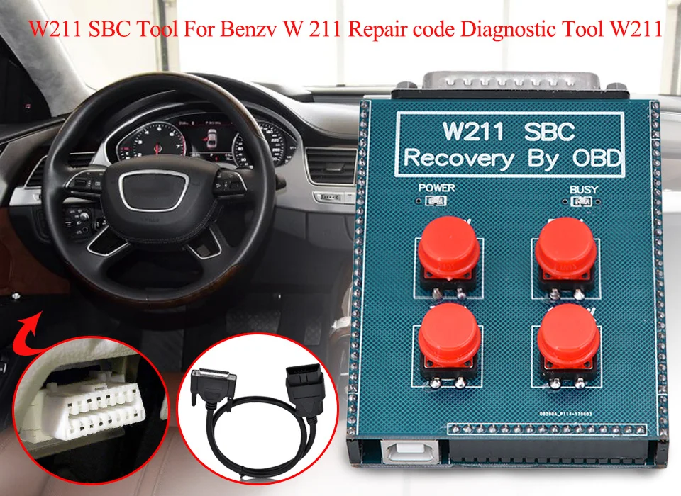 Высококачественный инструмент W211 R230 ABS SBC код для ремонта C249F Mercedes Benz сброса |
