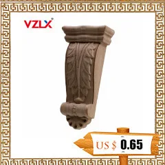 VZLX китайский Деревянный винтажный деревянный резной угловой декор для стен, декор для стен, Неокрашенная рамка, аппликация, аксессуары для украшения дома