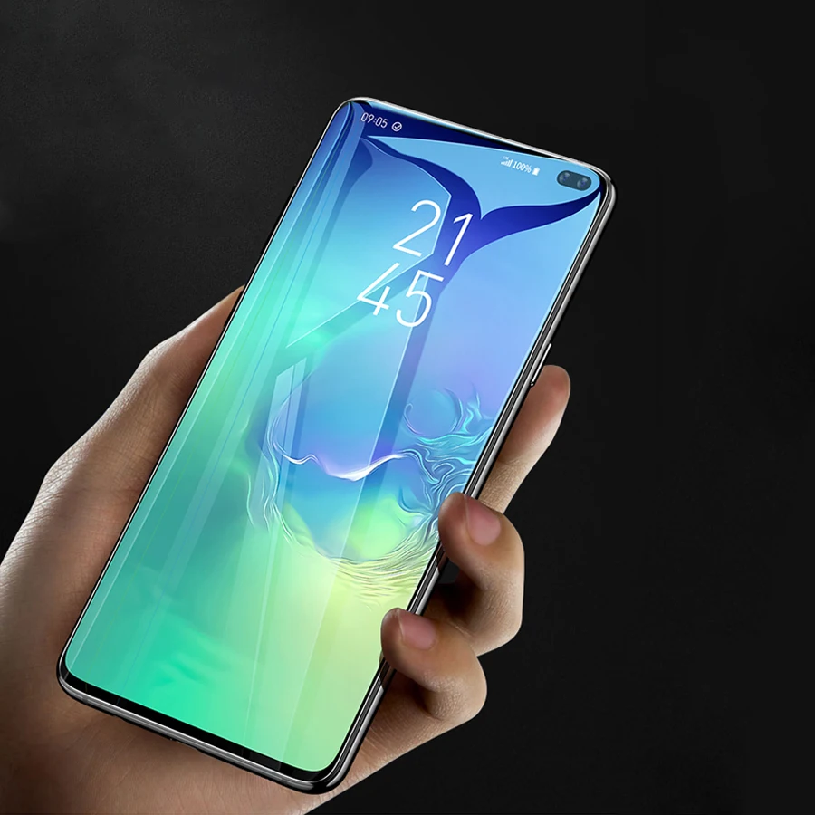 WuKong УФ клей полное покрытие свет Защита экрана для Samsung S10 plus S10e жидкое стекло Note 9